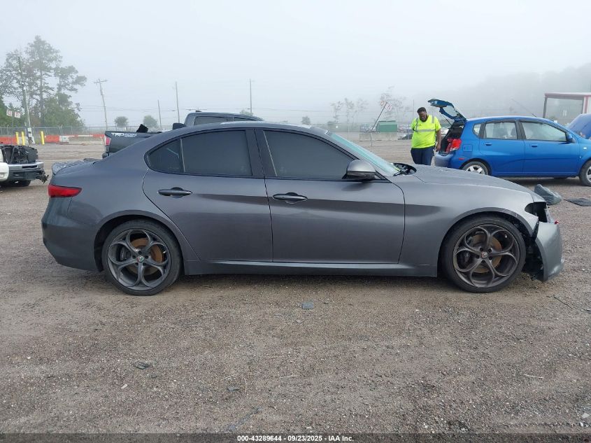 2017 Alfa Romeo Giulia Ti Rwd VIN: ZARFAECN5H7549939 Lot: 43289644