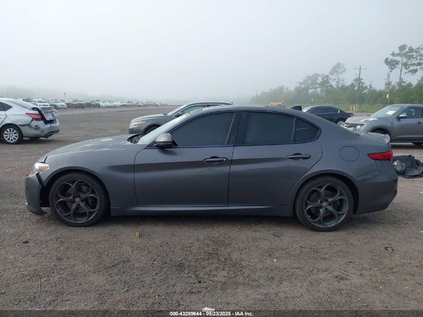 2017 Alfa Romeo Giulia Ti Rwd VIN: ZARFAECN5H7549939 Lot: 43289644