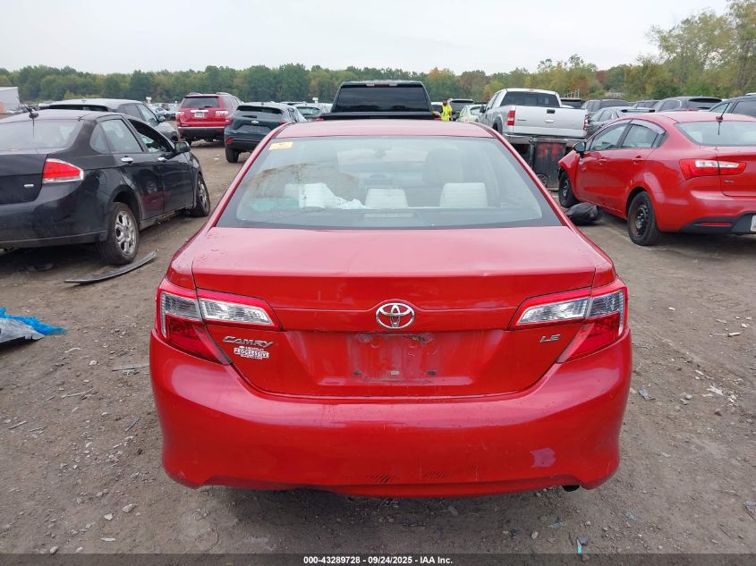 2013 Toyota Camry Le VIN: 4T4BF1FK4DR275084 Lot: 43289728