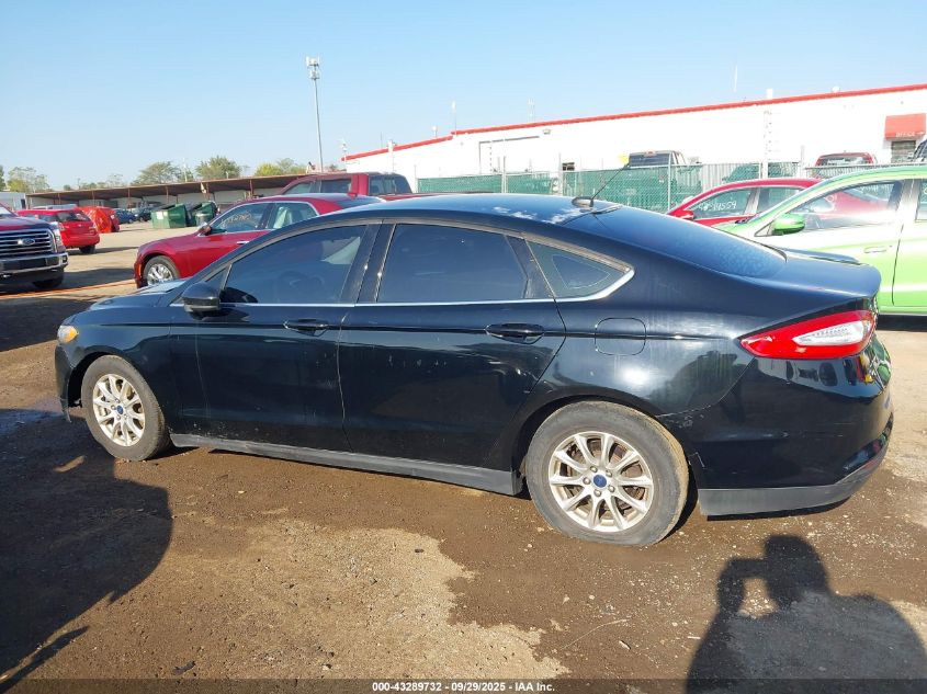 2016 Ford Fusion S VIN: 1FA6P0G78G5118275 Lot: 43289732