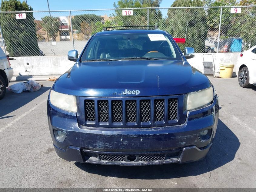2012 Jeep Grand Cherokee Overland VIN: 1C4RJFCT8CC347656 Lot: 43289740