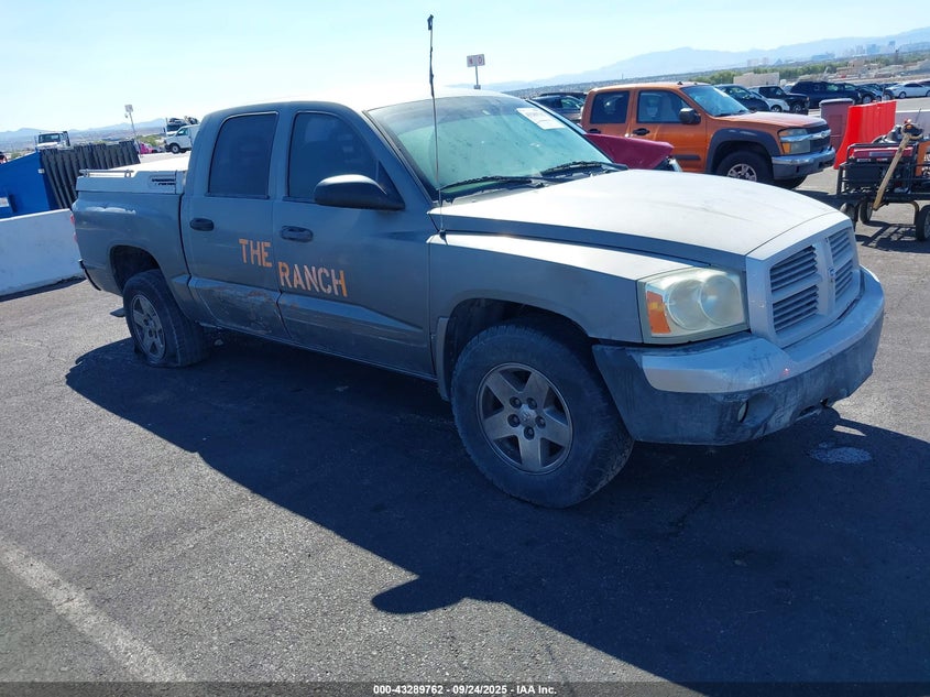 2005 Dodge Dakota Slt grey truck gasoline 1D7HE48N75S275748 photo #1