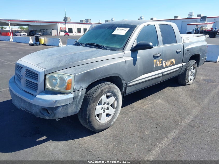 2005 Dodge Dakota Slt grey truck gasoline 1D7HE48N75S275748 photo #3