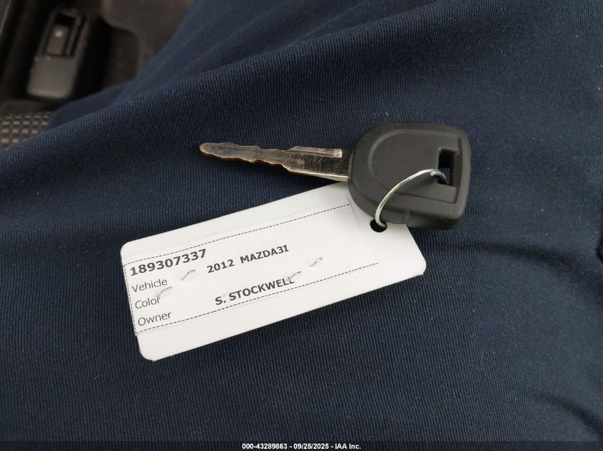2012 Mazda Mazda3 I Sport VIN: JM1BL1UF9C1513234 Lot: 43289863
