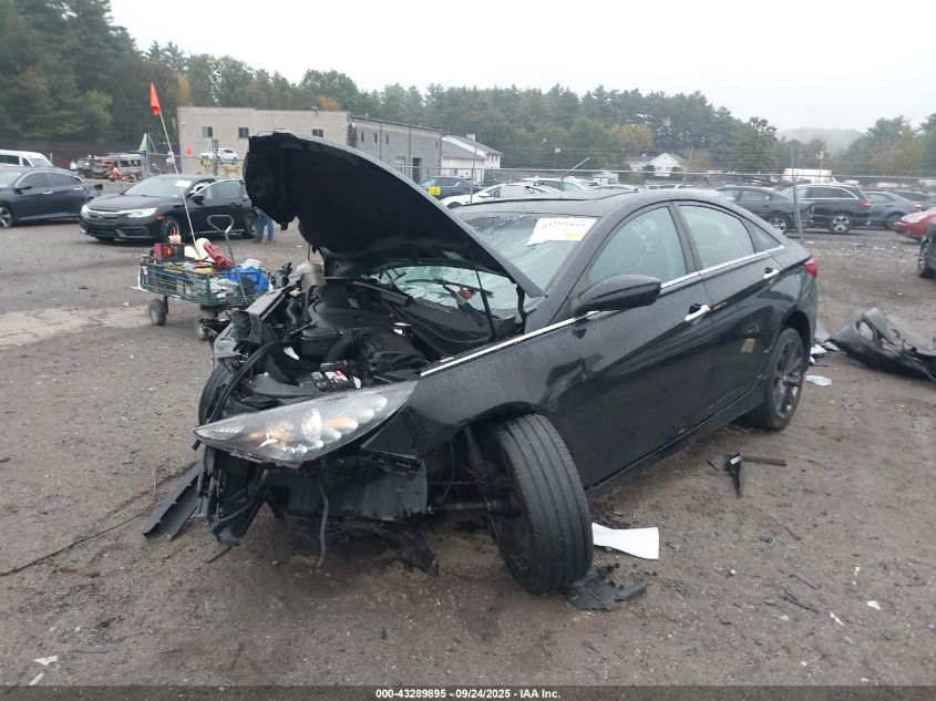 2011 Hyundai Sonata Se black sedan gasoline 5NPEC4AC6BH138807 photo #3