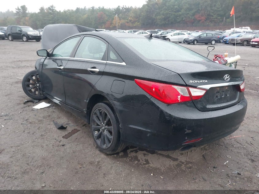 2011 Hyundai Sonata Se black sedan gasoline 5NPEC4AC6BH138807 photo #4