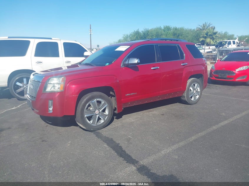 2015 GMC Terrain Denali red suv flexible 2GKALUEKXF6172005 photo #3
