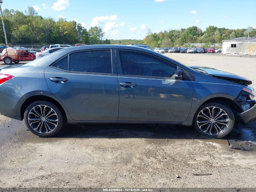 2015 Toyota Corolla S Plus VIN: 5YFBURHE1FP286425 Lot: 43289924