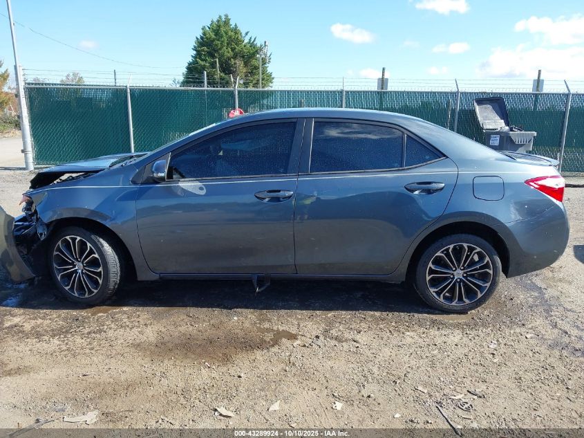 2015 Toyota Corolla S Plus VIN: 5YFBURHE1FP286425 Lot: 43289924