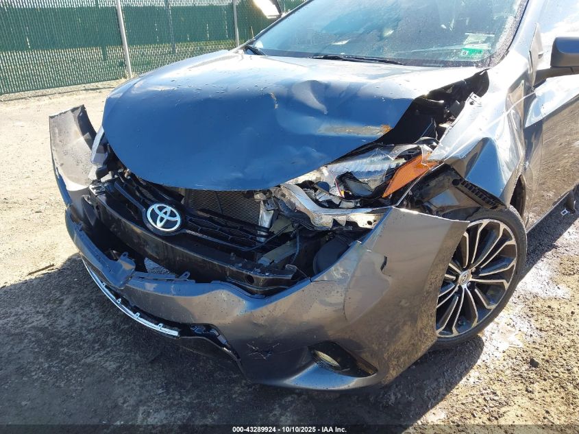 2015 Toyota Corolla S Plus VIN: 5YFBURHE1FP286425 Lot: 43289924