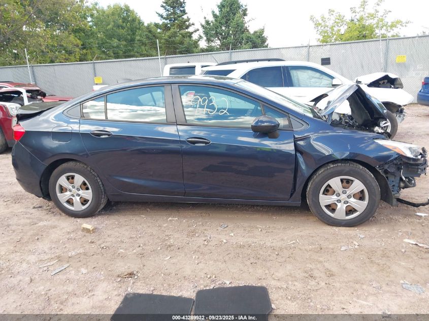 2016 Chevrolet Cruze Ls Auto VIN: 1G1BC5SM3G7248086 Lot: 43289932