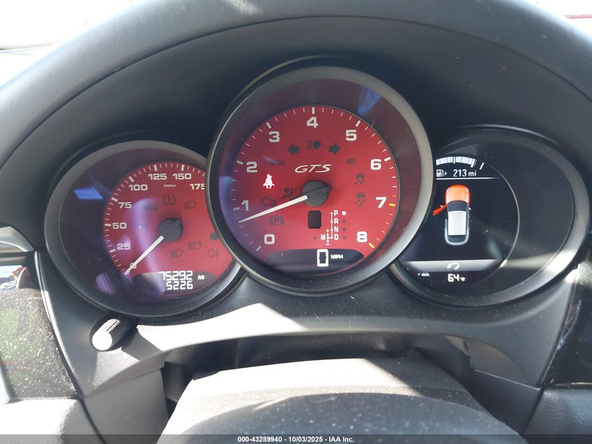 2017 PORSCHE MACAN GTS - WP1AG2A59HLB53653