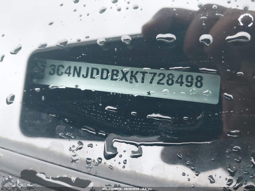 2019 JEEP COMPASS TRAILHAWK 4X4 - 3C4NJDDBXKT728498