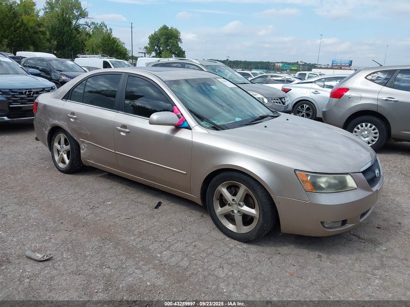 2006 Hyundai Sonata Gls V6/Lx V6 beige sedan gasoline 5NPEU46FX6H102169 photo #1
