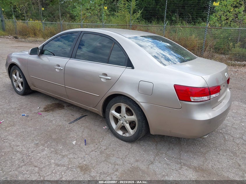 2006 Hyundai Sonata Gls V6/Lx V6 beige sedan gasoline 5NPEU46FX6H102169 photo #4