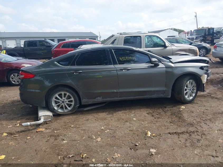 2019 Ford Fusion Se VIN: 3FA6P0HD8KR130369 Lot: 43290011