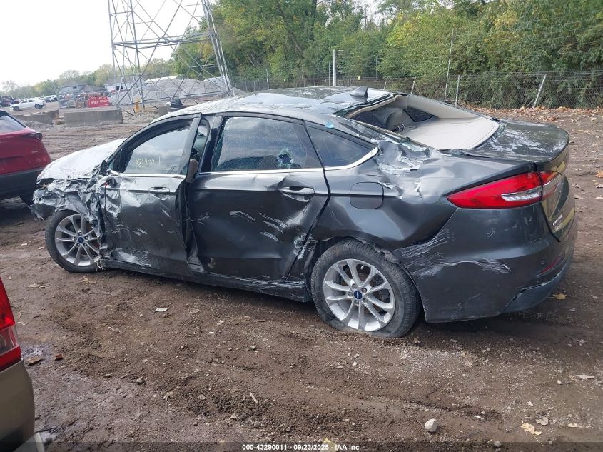 2019 Ford Fusion Se VIN: 3FA6P0HD8KR130369 Lot: 43290011