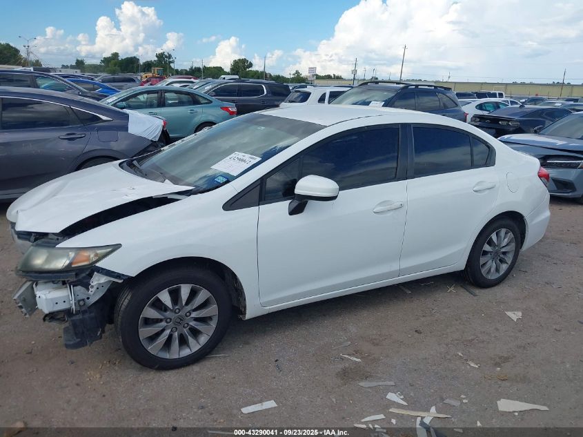 2014 Honda Civic Lx VIN: 19XFB2F50EE034814 Lot: 43290041