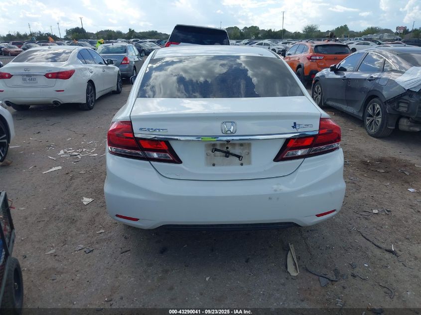 2014 Honda Civic Lx VIN: 19XFB2F50EE034814 Lot: 43290041