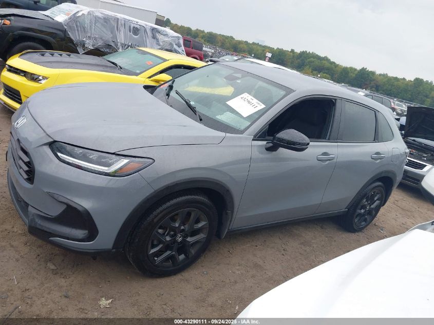 2024 Honda Hr-V Awd Sport/Awd Sport W/O Bsi VIN: 3CZRZ2H56RM750337 Lot: 43290111