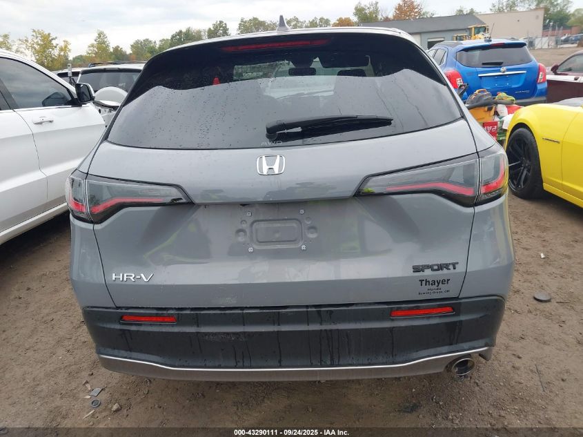 2024 Honda Hr-V Awd Sport/Awd Sport W/O Bsi VIN: 3CZRZ2H56RM750337 Lot: 43290111