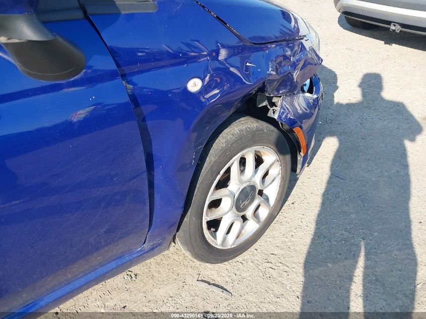 2012 Fiat 500 Pop VIN: 3C3CFFAR0CT357931 Lot: 43290148