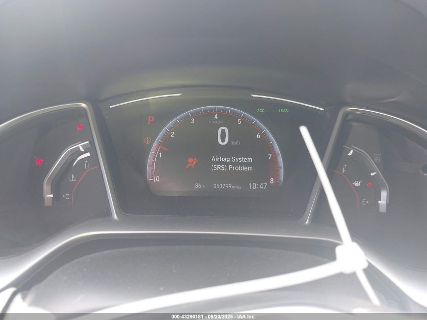 2019 Honda Civic Sport VIN: 2HGFC2F88KH589647 Lot: 43290181