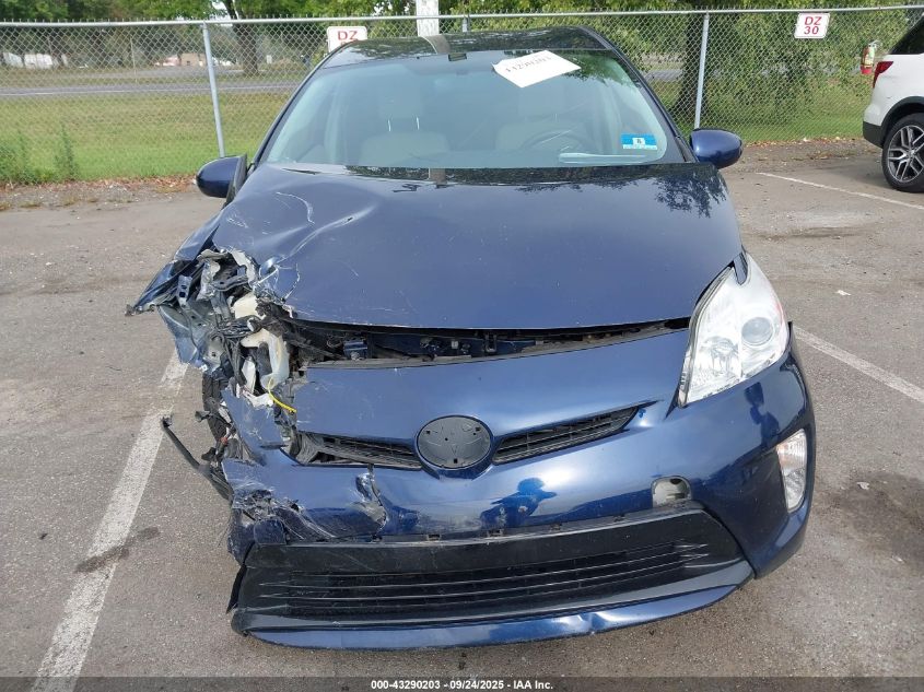 2012 Toyota Prius Two VIN: JTDKN3DU5C1528902 Lot: 43290203