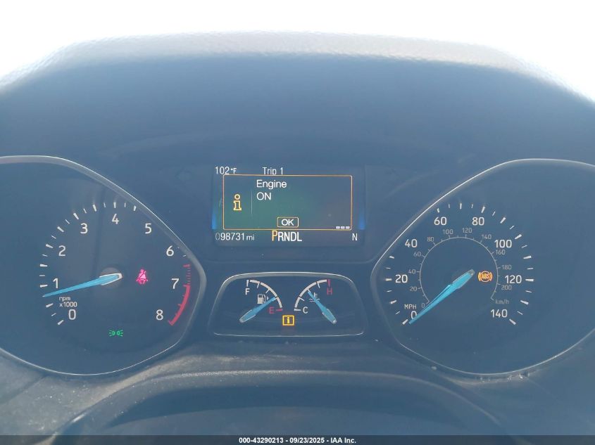 2015 Ford Focus Se VIN: 1FADP3K22FL368870 Lot: 43290213