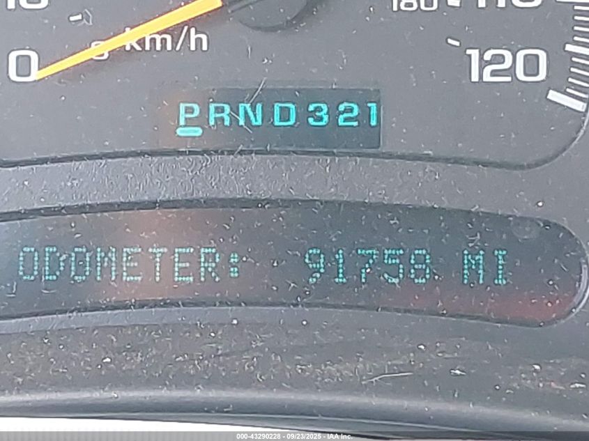 2005 Chevrolet Silverado 2500Hd Ls VIN: 1GCHC23U25F838815 Lot: 43290228