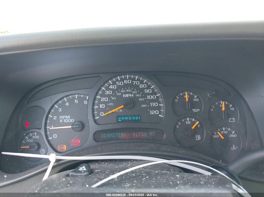 2005 Chevrolet Silverado 2500Hd Ls VIN: 1GCHC23U25F838815 Lot: 43290228