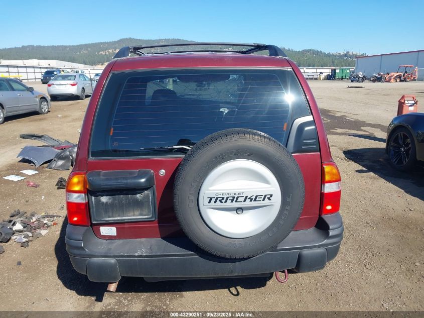 2002 Chevrolet Tracker Hard Top Base VIN: 2CNBJ13CX26934058 Lot: 43290251