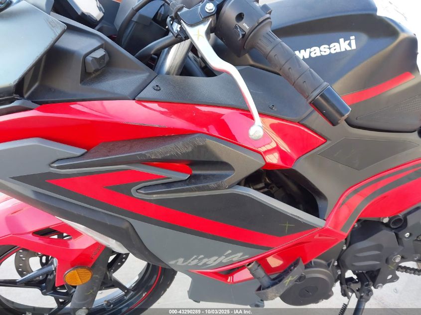 2024 Kawasaki Ex500 A/B VIN: ML5EXGJ10RDA09205 Lot: 43290289