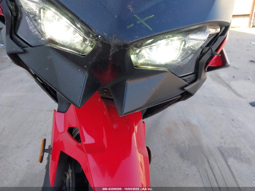 2024 Kawasaki Ex500 A/B VIN: ML5EXGJ10RDA09205 Lot: 43290289