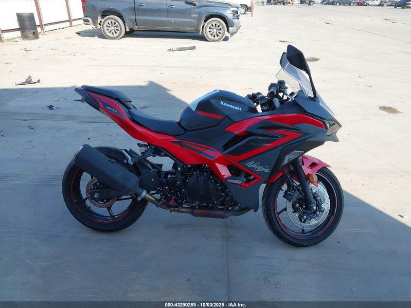 2024 Kawasaki Ex500 A/B VIN: ML5EXGJ10RDA09205 Lot: 43290289