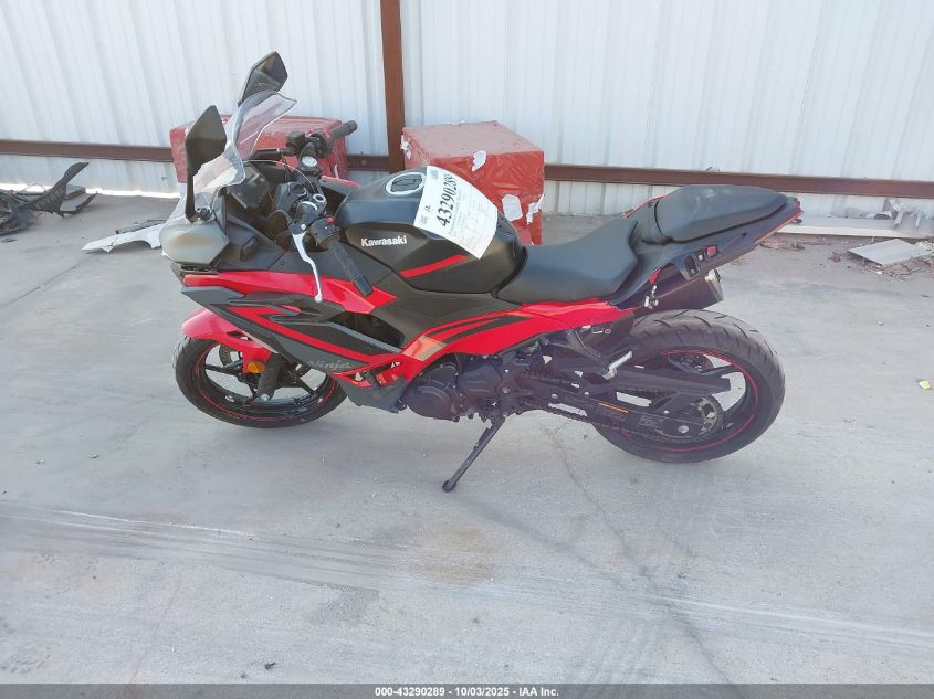2024 Kawasaki Ex500 A/B VIN: ML5EXGJ10RDA09205 Lot: 43290289