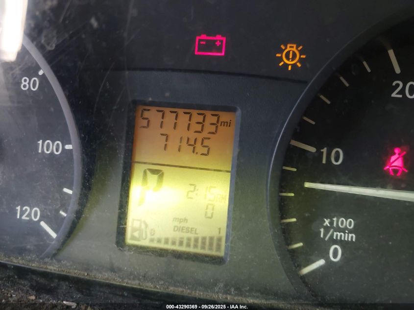 2012 Mercedes-Benz Sprinter 2500 High Roof VIN: WD3PE8CB1C5704155 Lot: 43290369