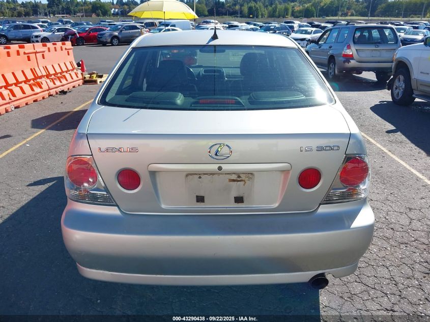 2002 Lexus Is 300 VIN: JTHBD192420036704 Lot: 43290438