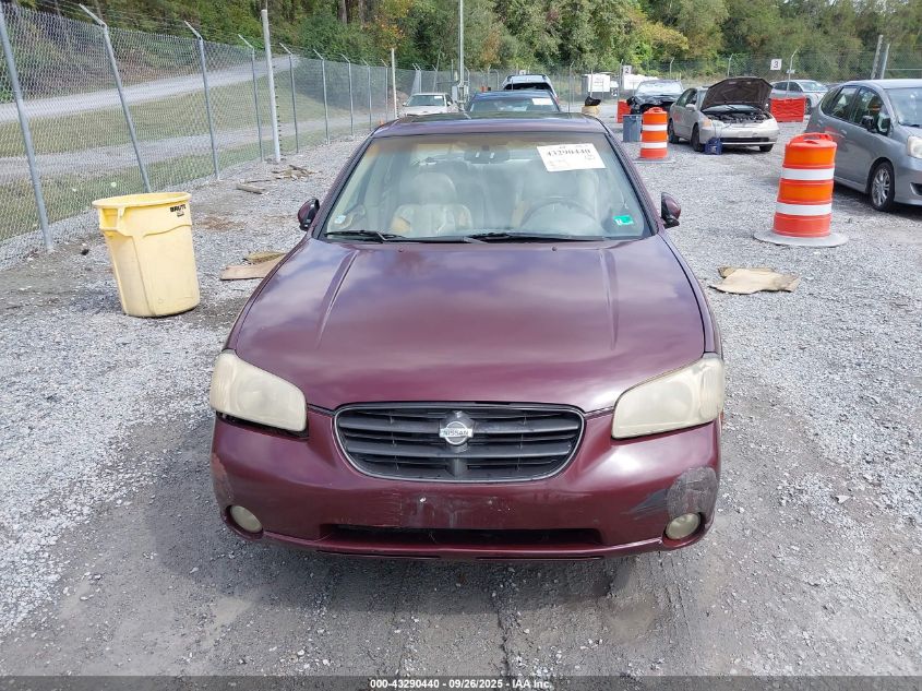 2000 Nissan Maxima Gle/Gxe/Se VIN: JN1CA31D8YT543803 Lot: 43290440