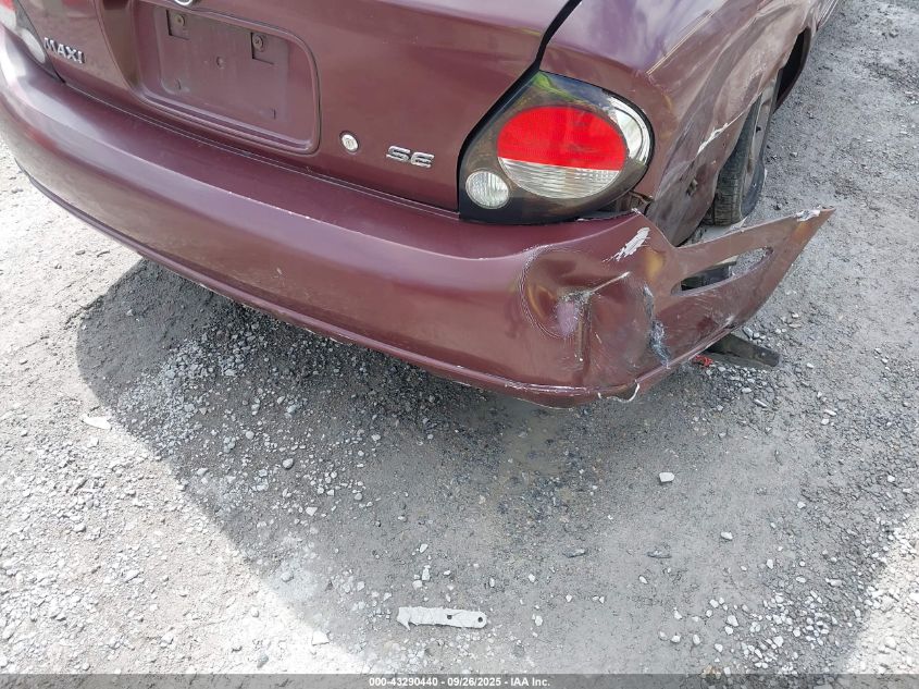 2000 Nissan Maxima Gle/Gxe/Se VIN: JN1CA31D8YT543803 Lot: 43290440