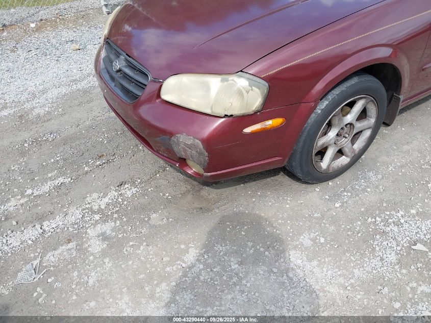2000 Nissan Maxima Gle/Gxe/Se VIN: JN1CA31D8YT543803 Lot: 43290440