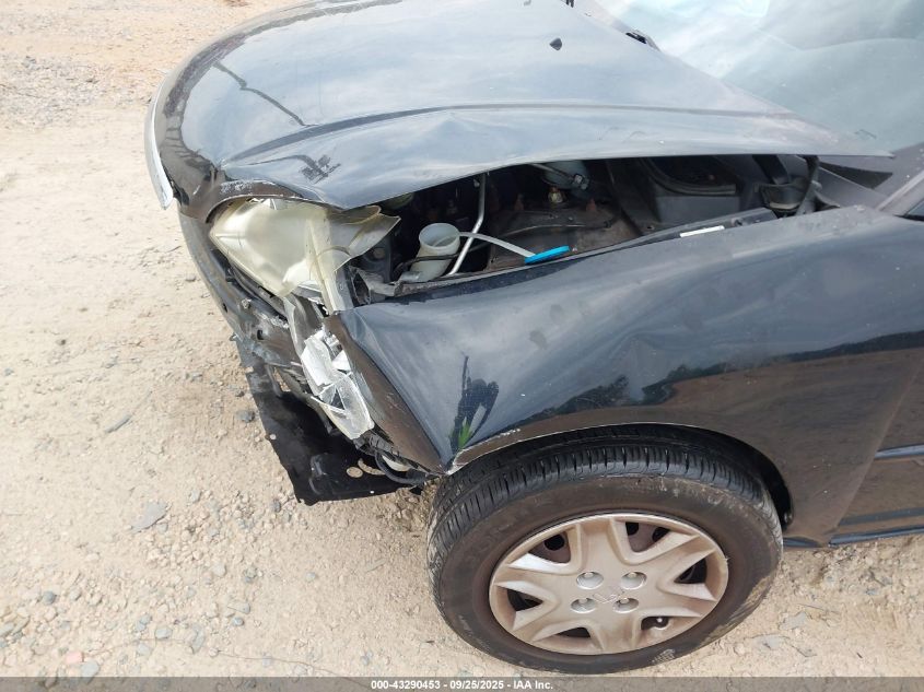 2003 Honda Civic Lx VIN: 1HGES165X3L004750 Lot: 43290453