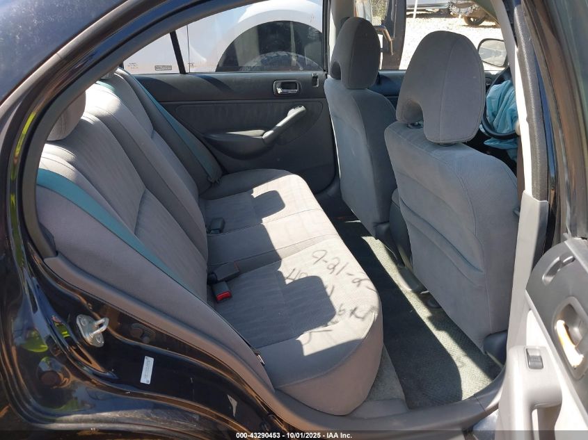 2003 Honda Civic Lx VIN: 1HGES165X3L004750 Lot: 43290453