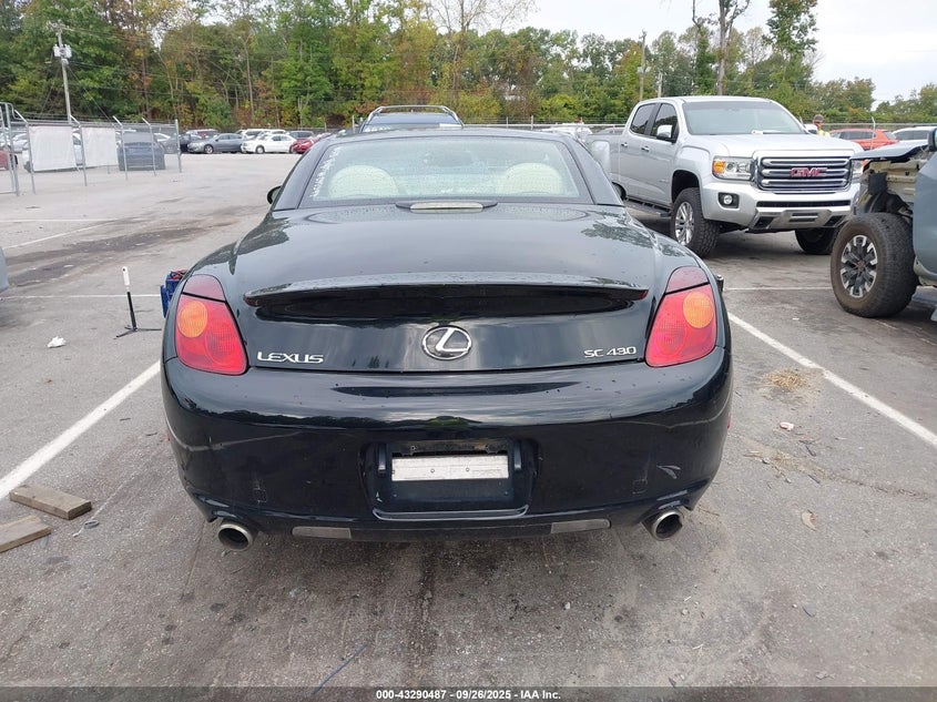 2003 Lexus Sc 430 VIN: JTHFN48Y230045294 Lot: 43290487