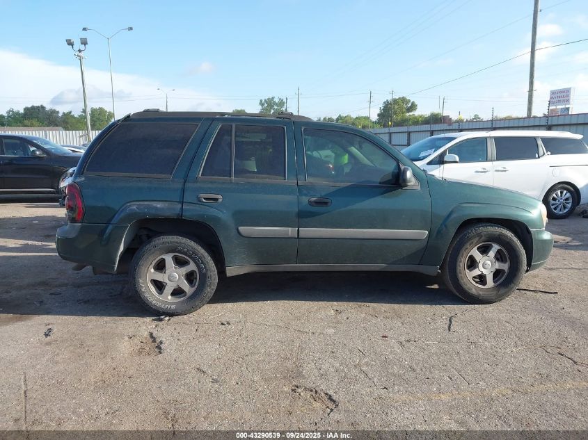 2005 Chevrolet Trailblazer Ls VIN: 1GNDS13S552124587 Lot: 43290539