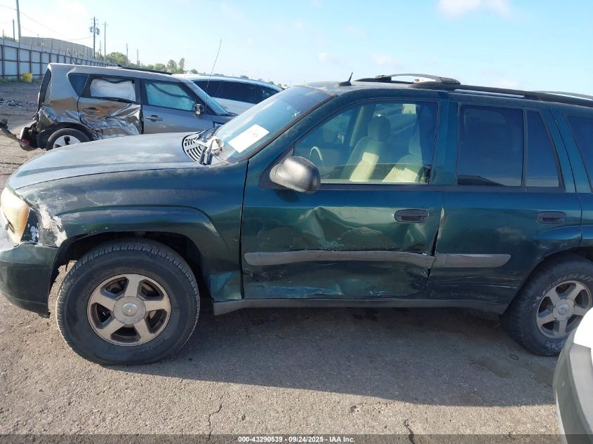 2005 Chevrolet Trailblazer Ls VIN: 1GNDS13S552124587 Lot: 43290539
