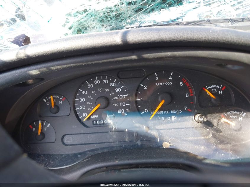 1998 Ford Mustang VIN: 1FAFP4048WF233832 Lot: 43290558