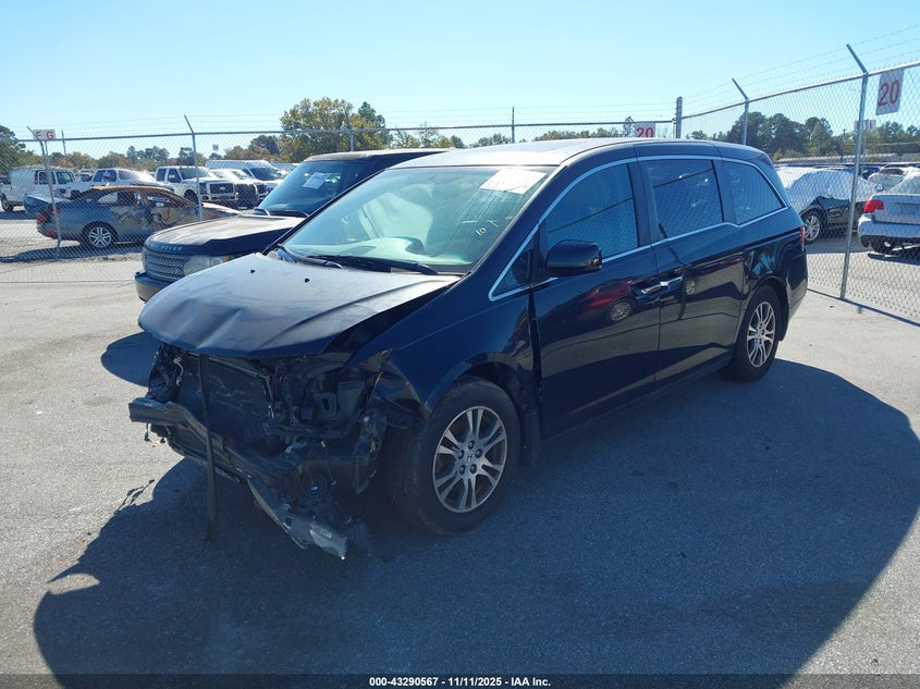 Vin: 5fnrl5h62db010864, lot: 43785174, honda odyssey ex-l 20132