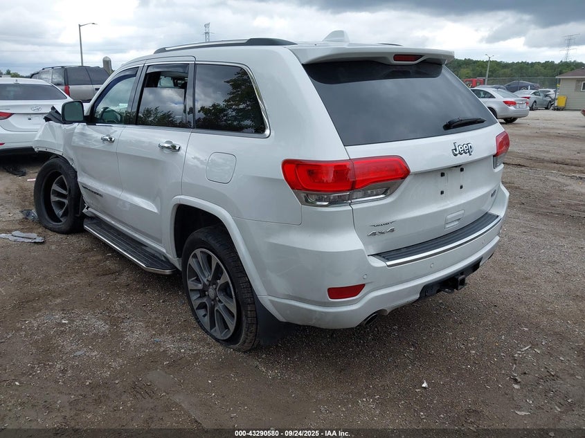 VIN 1C4RJFCG8HC663780 2017 JEEP GRAND CHEROKEE OVERLAND 4X4