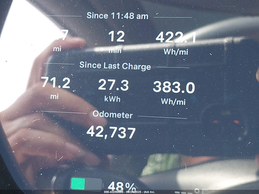 2018 Tesla Model X 100D/75D/P100D VIN: 5YJXCAE40JF118138 Lot: 43290595